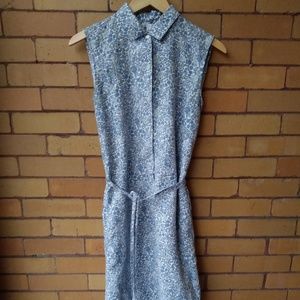 UNIQLO x LIBERTY OF LONDON linen floral shirtdress